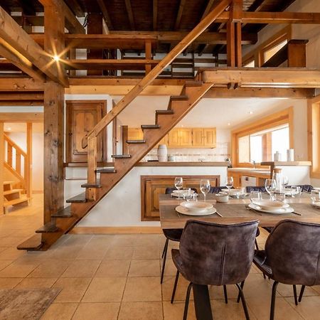 Chalet Vue Mont-Blanc, +4 Chambres, Cheminee Megève Eksteriør bilde