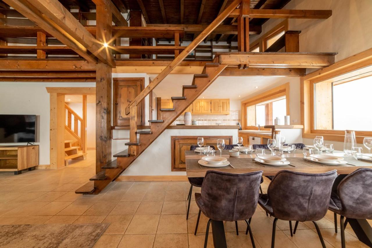 Chalet Vue Mont-Blanc, +4 Chambres, Cheminee Megève Eksteriør bilde