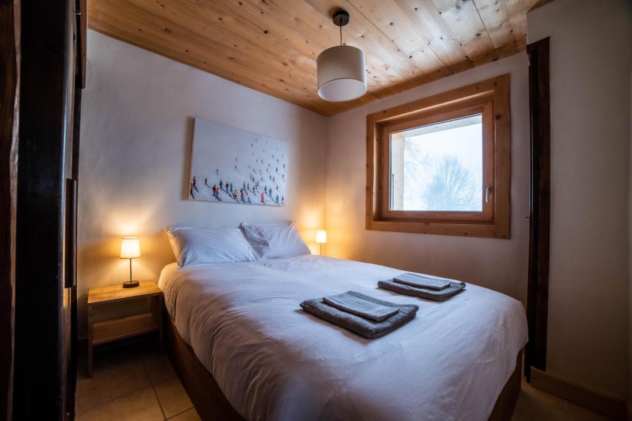 Chalet Vue Mont-Blanc, +4 Chambres, Cheminee Megève Eksteriør bilde